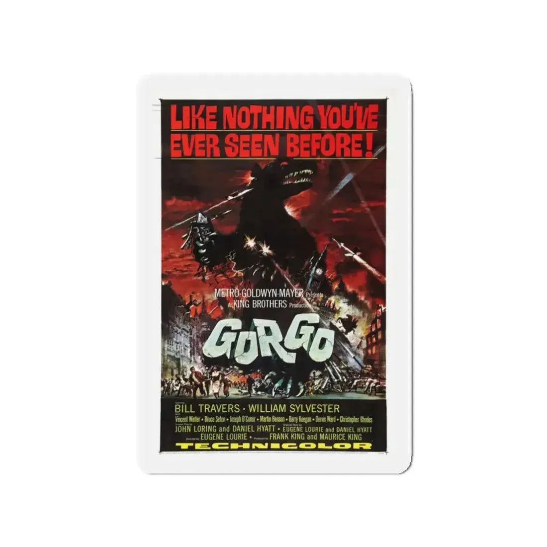 GORGO 1961 Movie Poster - Refrigerator Magnet - The Sticker Space