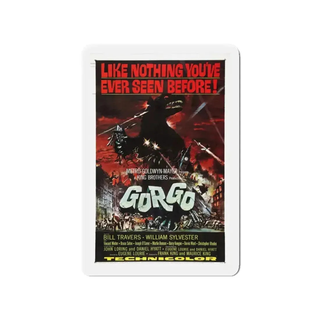 GORGO 1961 Movie Poster - Refrigerator Magnet - The Sticker Space