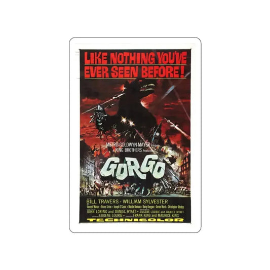 GORGO 1961 Movie Poster STICKER Vinyl Die-Cut Decal 2 Inch - The Sticker Space