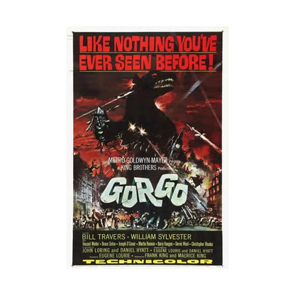 GORGO 1961 - Paper Movie Poster - The Sticker Space