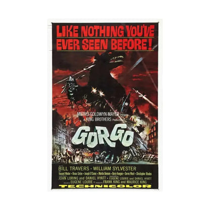 GORGO 1961 - Paper Movie Poster - The Sticker Space