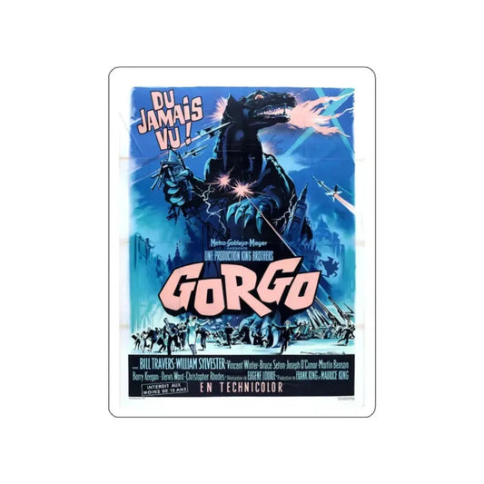 GORGO (2) 1961 Movie Poster STICKER Vinyl Die-Cut Decal 2 Inch - The Sticker Space