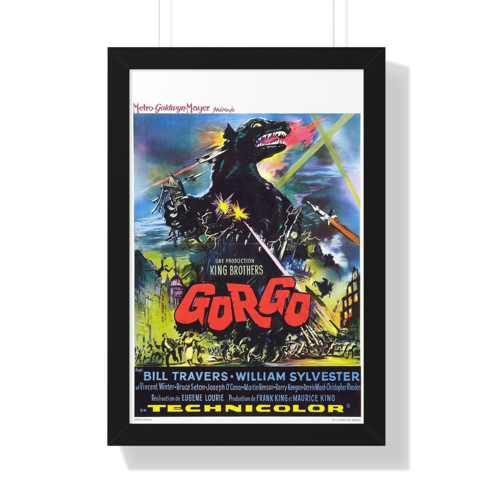 GORGO (3) 1961 - Framed Movie Poster-16″ x 24″-The Sticker Space