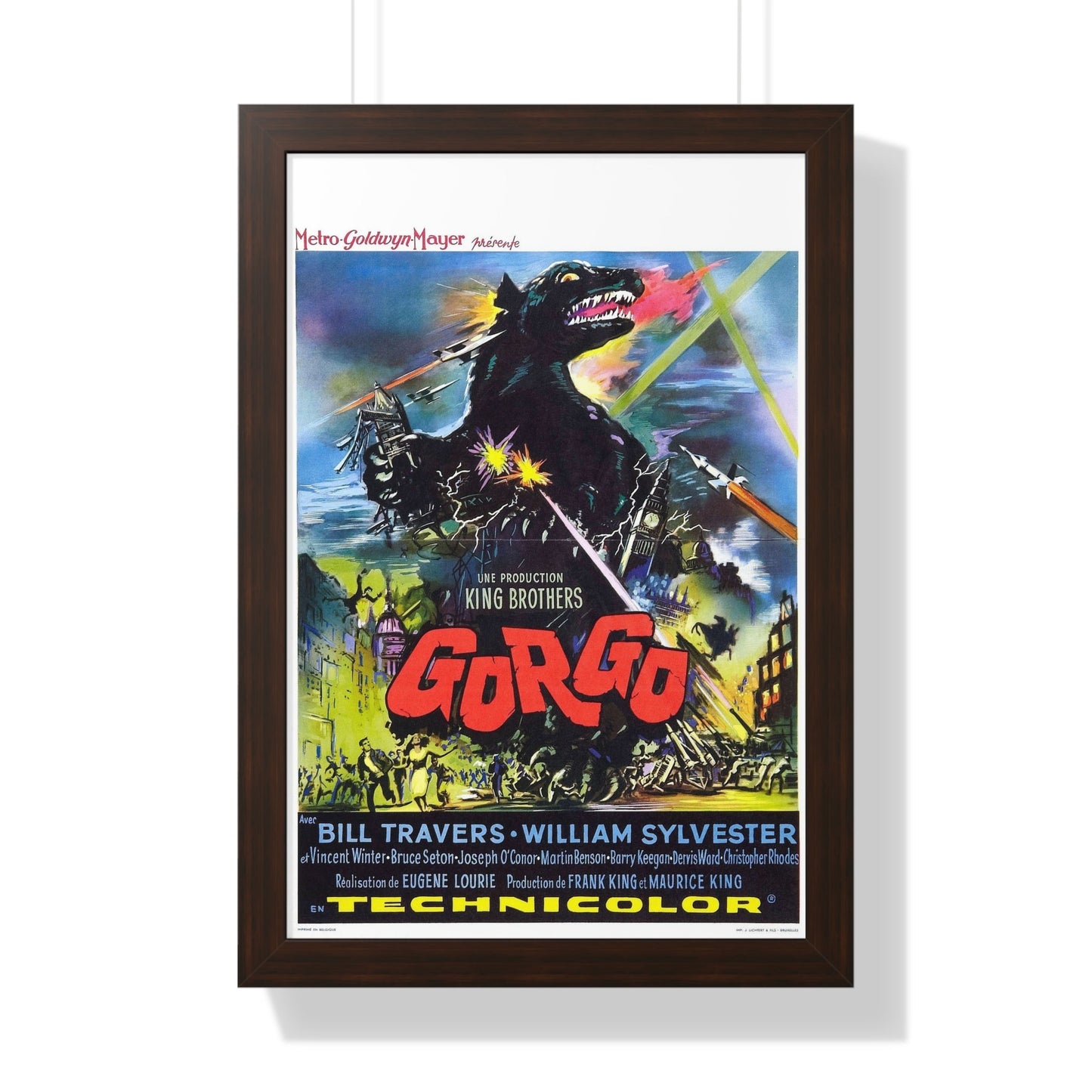 GORGO (3) 1961 - Framed Movie Poster-16″ x 24″-The Sticker Space