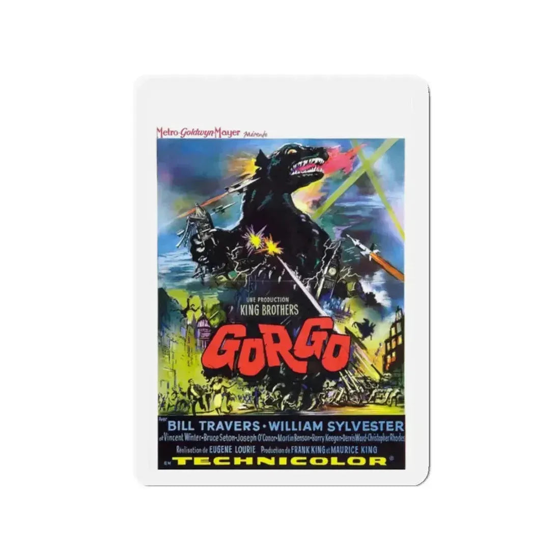GORGO (3) 1961 Movie Poster - Refrigerator Magnet - The Sticker Space