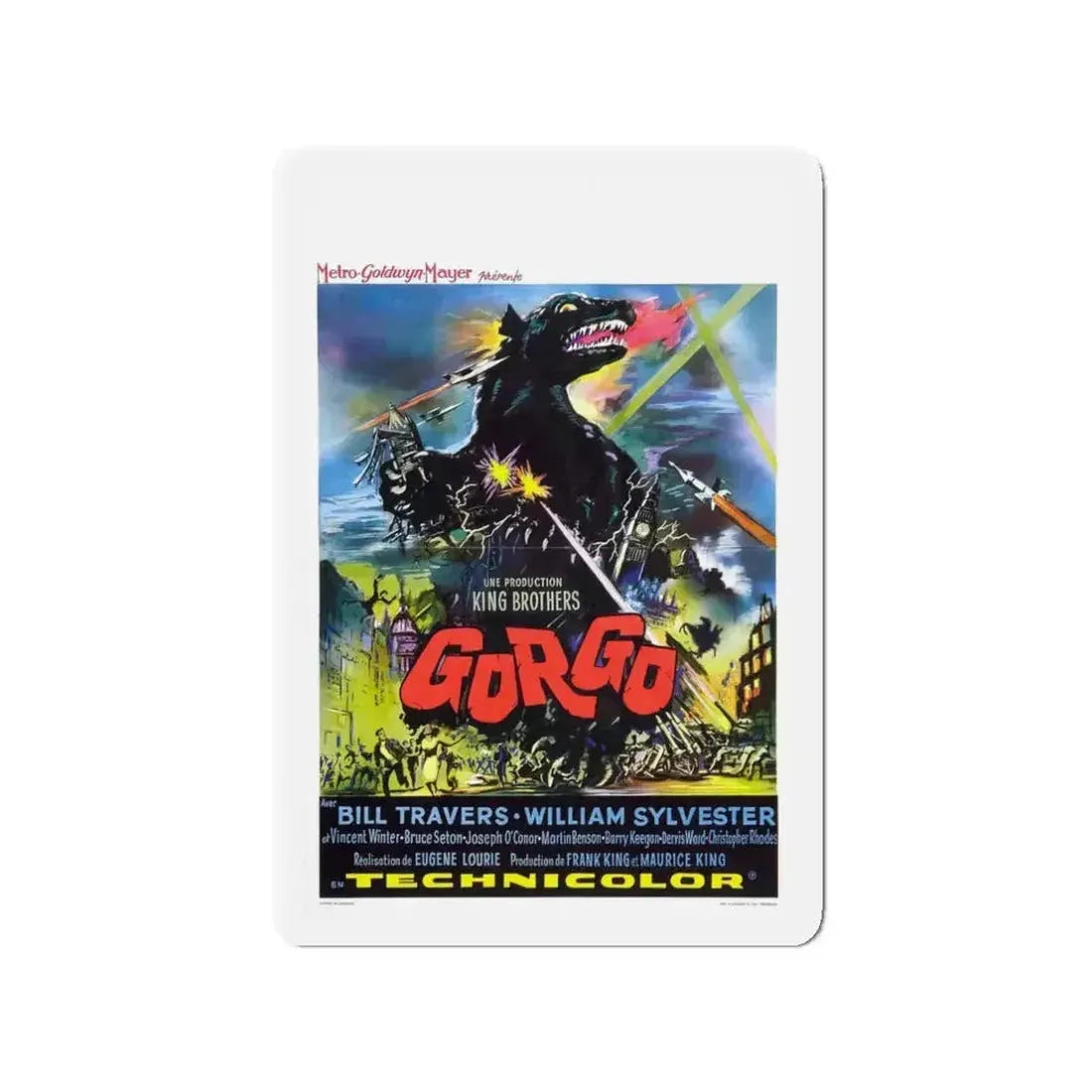 GORGO (3) 1961 Movie Poster - Refrigerator Magnet - The Sticker Space