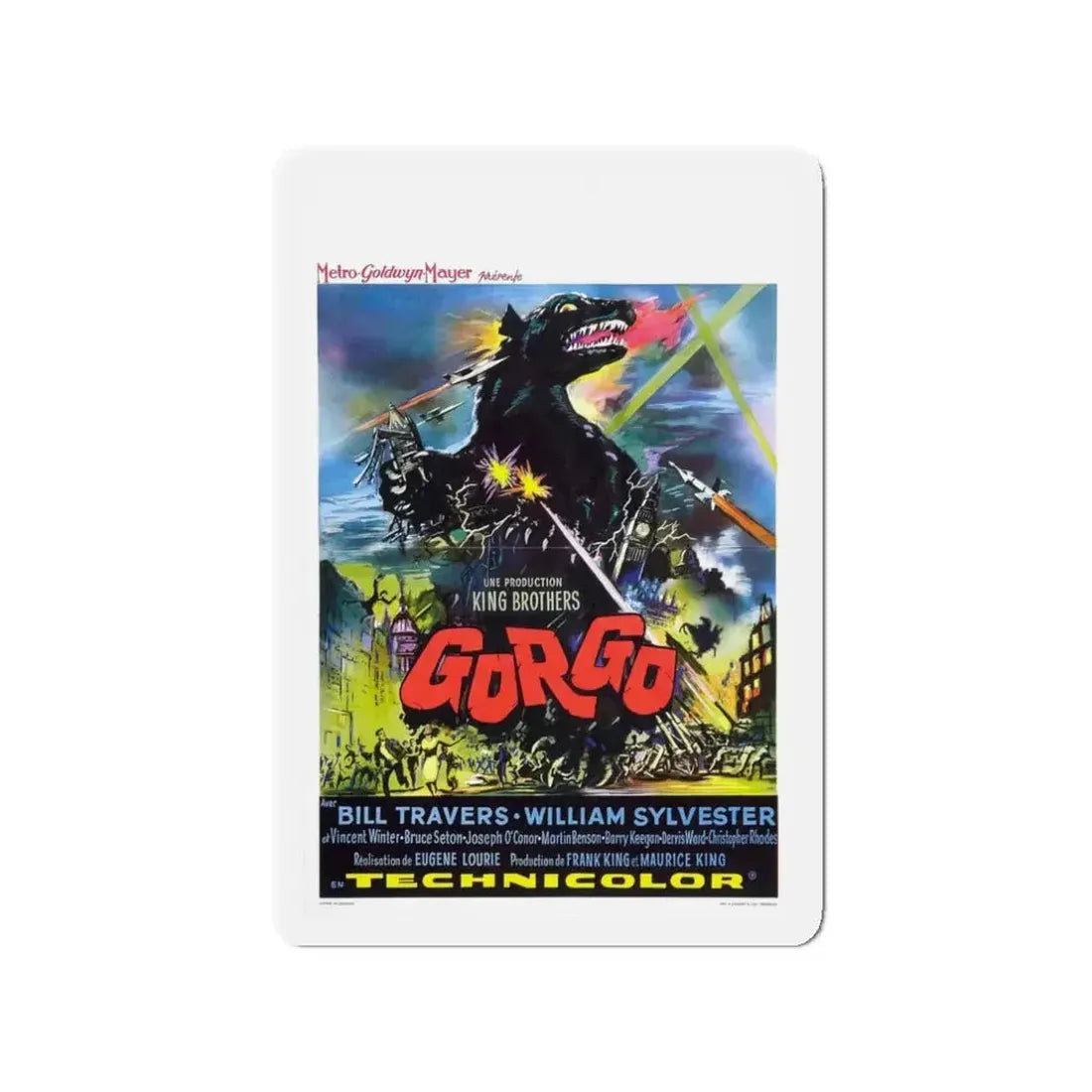 GORGO (3) 1961 Movie Poster - Refrigerator Magnet - The Sticker Space