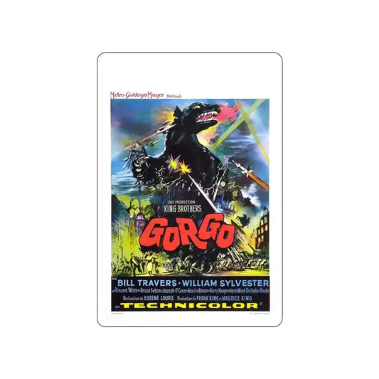 GORGO (3) 1961 Movie Poster STICKER Vinyl Die-Cut Decal 2 Inch - The Sticker Space