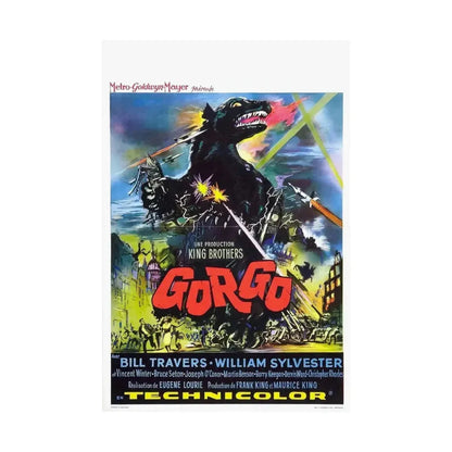 GORGO (3) 1961 - Paper Movie Poster - The Sticker Space