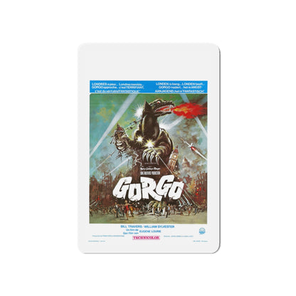 GORGO (BELGIAN) 1961 Movie Poster - Die-Cut Magnet-5" x 5"-The Sticker Space