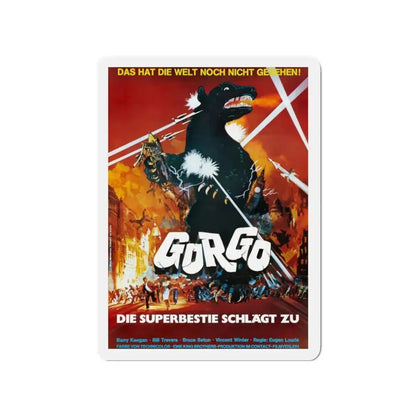 GORGO (GERMAN) 1961 Movie Poster - Refrigerator Magnet 3 Inch - The Sticker Space