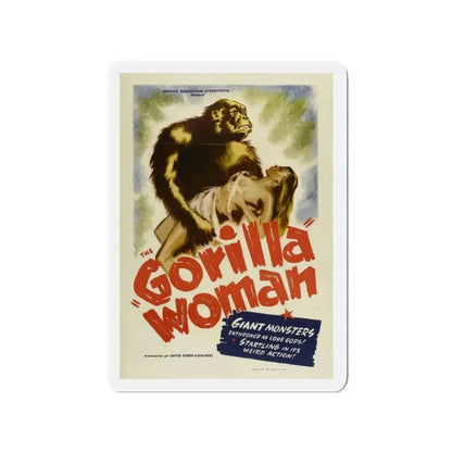 GORILLA WOMAN (FORBIDDEN ADVENTURE) 1937 Movie Poster - Refrigerator Magnet - The Sticker Space