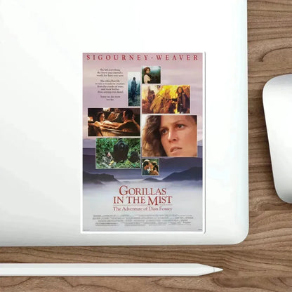 Gorillas in the Mist 1988 Movie Poster STICKER Vinyl Die-Cut Decal - The Sticker Space