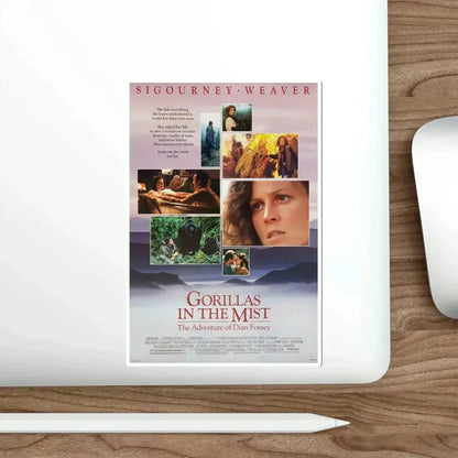 Gorillas in the Mist 1988 Movie Poster STICKER Vinyl Die-Cut Decal - The Sticker Space