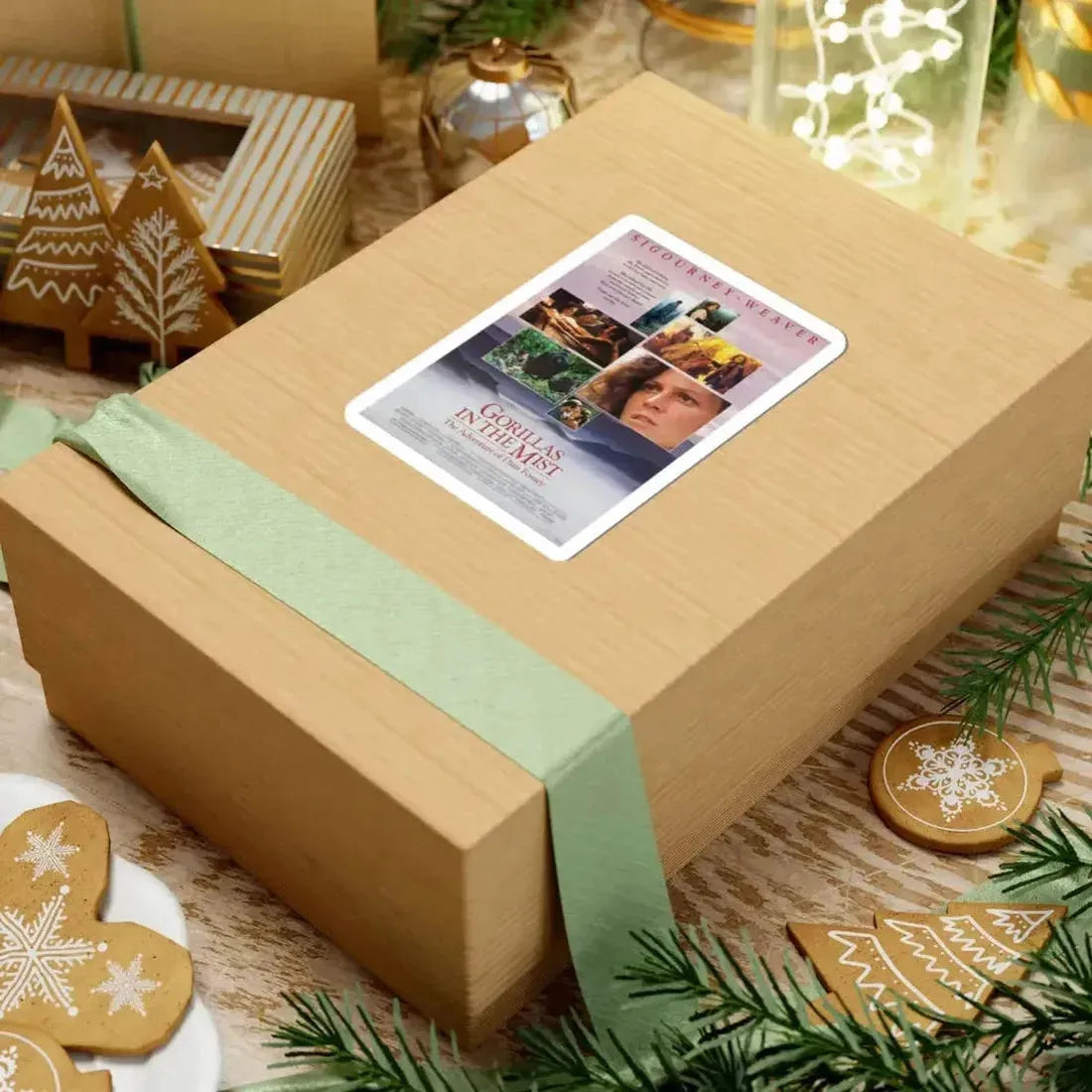 Gorillas in the Mist 1988 Movie Poster - STICKER Vinyl Kiss-Cut Decal - The Sticker Space