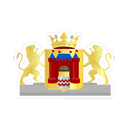 Gorinchem wapen 1816 (Netherlands) (Coat of Arms) STICKER Vinyl Kiss-Cut Decal 3 Inch White - The Sticker Space