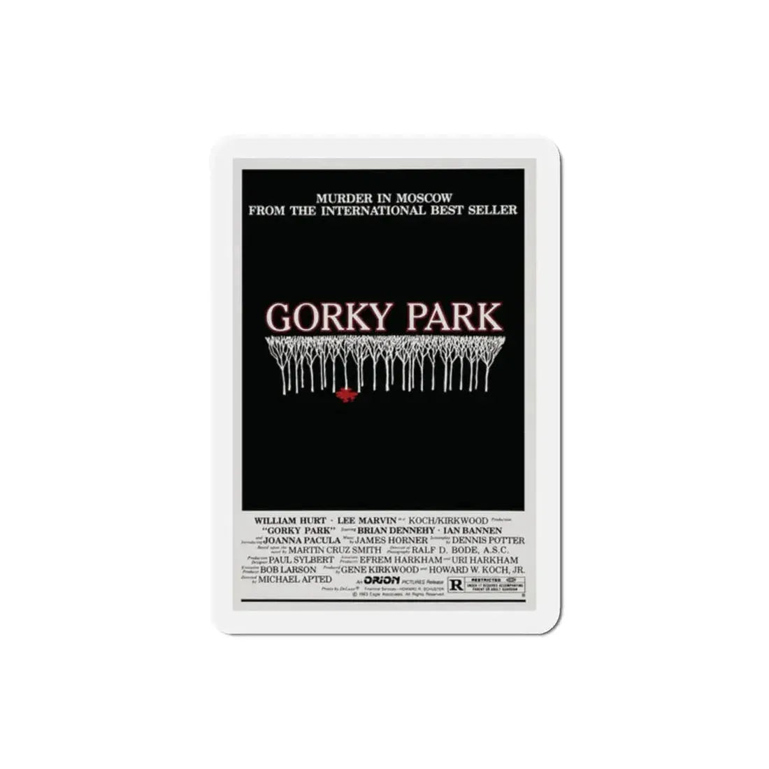 Gorky Park 1983 Movie Poster Refrigerator Magnet 2 Inch - The Sticker Space