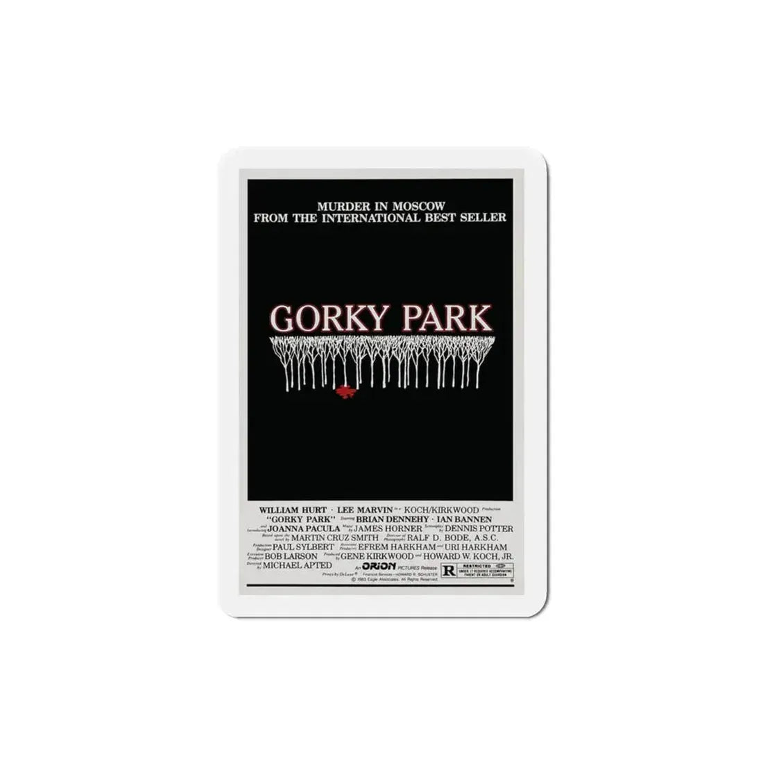 Gorky Park 1983 Movie Poster Refrigerator Magnet 3 Inch - The Sticker Space