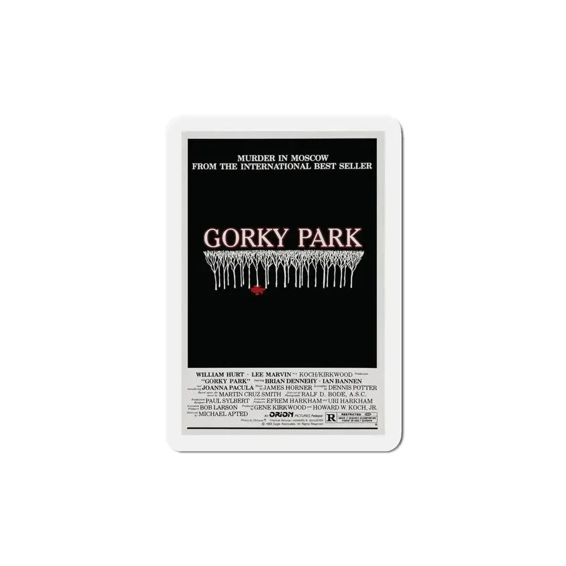 Gorky Park 1983 Movie Poster Refrigerator Magnet 5 Inch - The Sticker Space