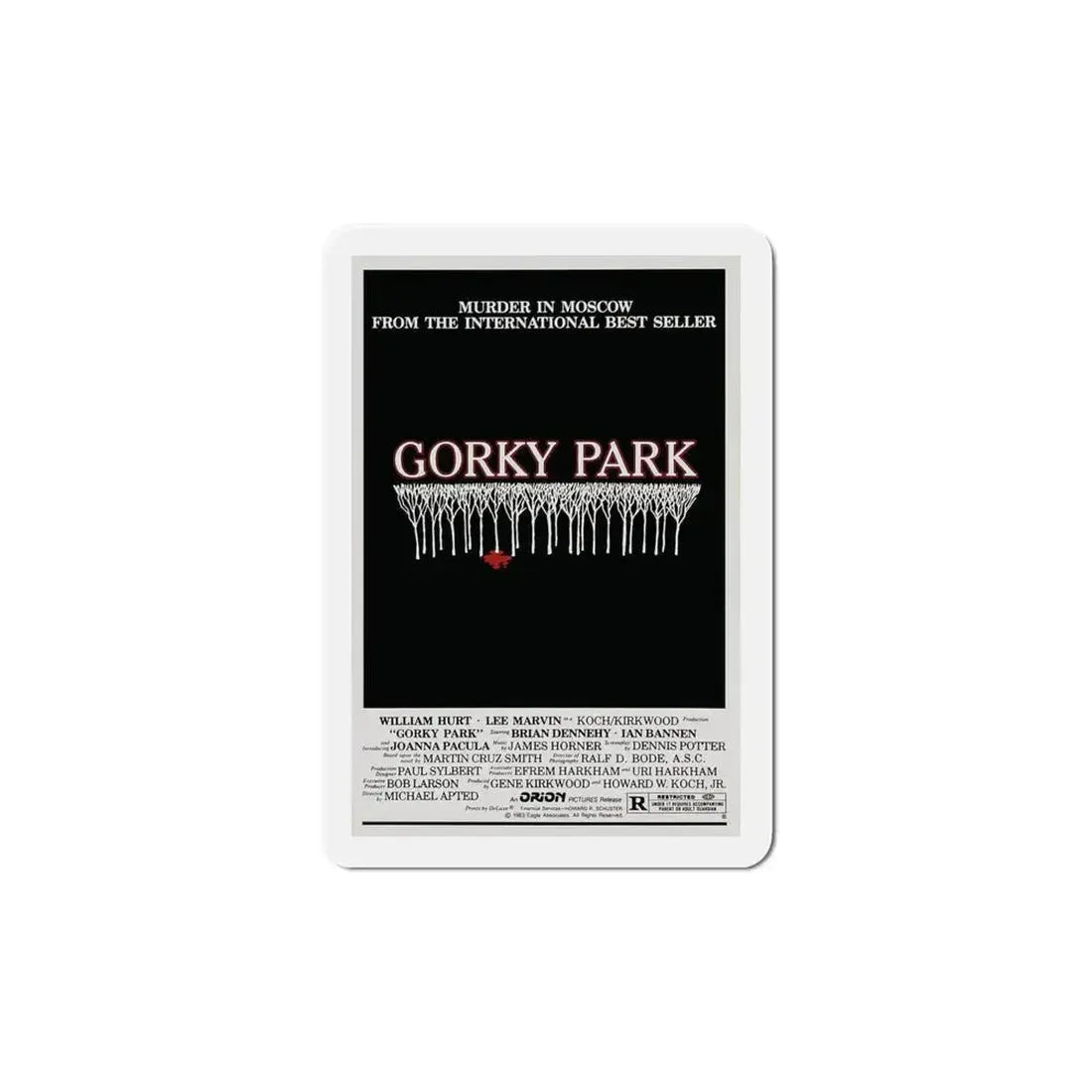 Gorky Park 1983 Movie Poster Refrigerator Magnet - The Sticker Space