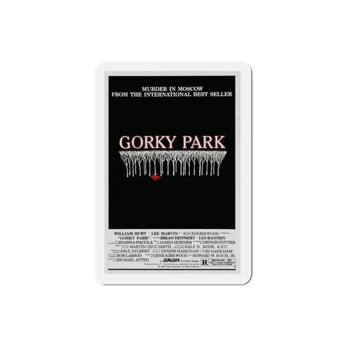 Gorky Park 1983 Movie Poster Refrigerator Magnet - The Sticker Space