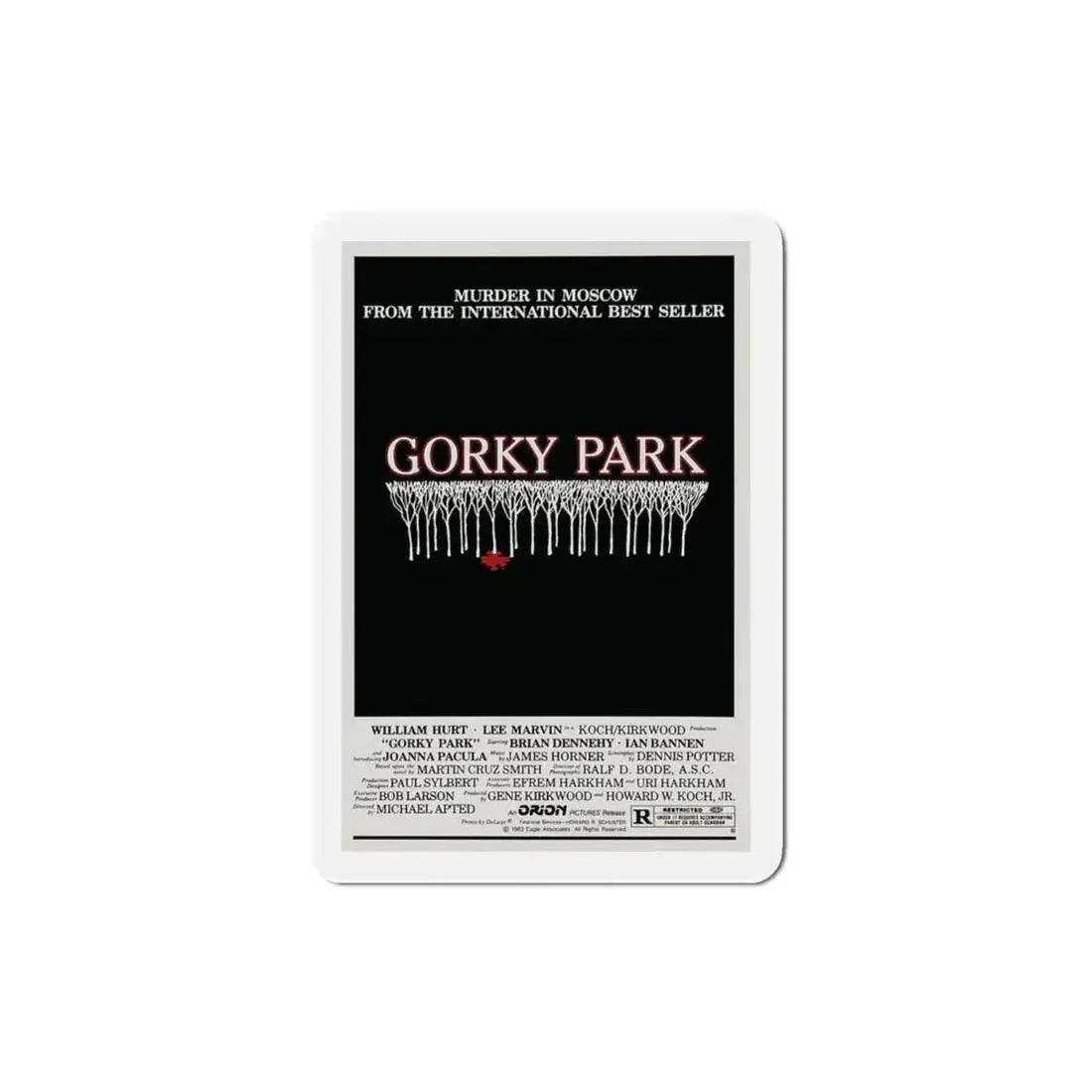 Gorky Park 1983 Movie Poster Refrigerator Magnet - The Sticker Space