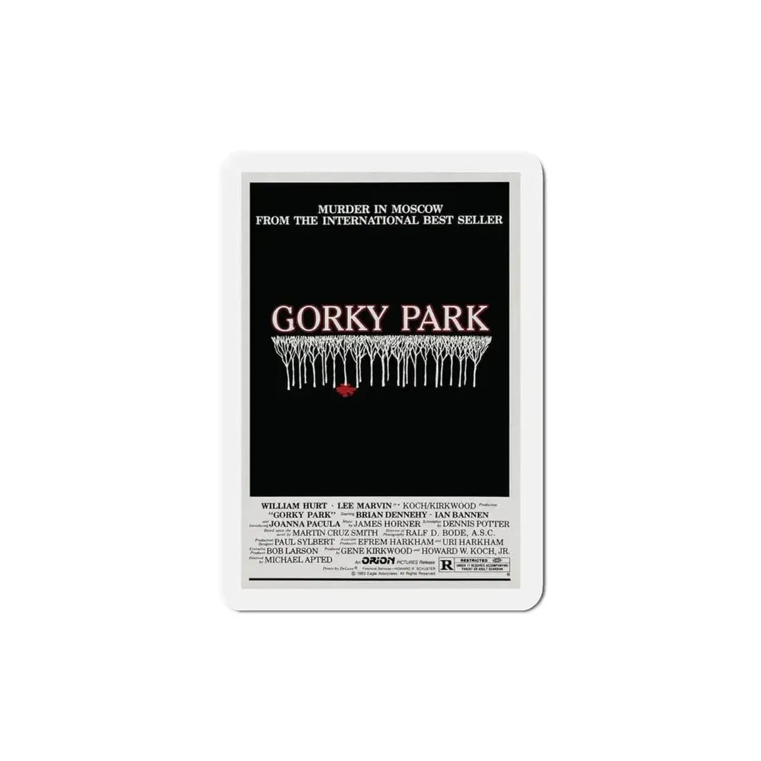 Gorky Park 1983 Movie Poster Refrigerator Magnet - The Sticker Space