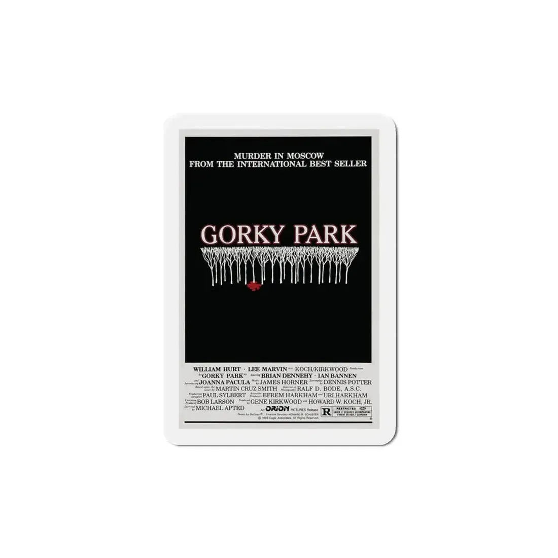Gorky Park 1983 Movie Poster Refrigerator Magnet - The Sticker Space