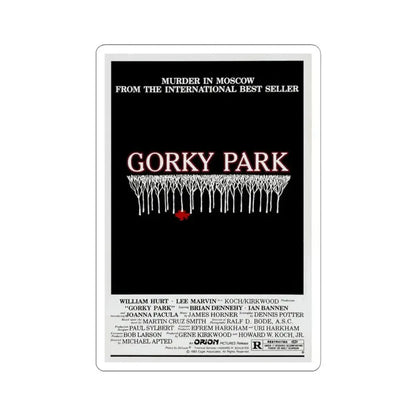 Gorky Park 1983 Movie Poster - STICKER Vinyl Kiss-Cut Decal 3 Inch White - The Sticker Space