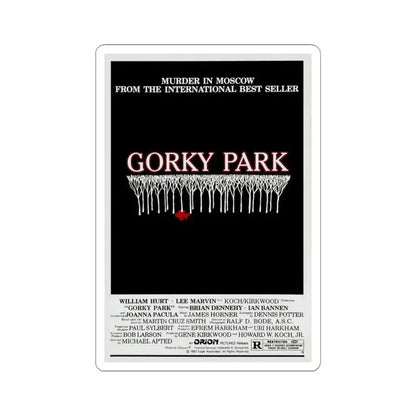 Gorky Park 1983 Movie Poster - STICKER Vinyl Kiss-Cut Decal 6 Inch White - The Sticker Space