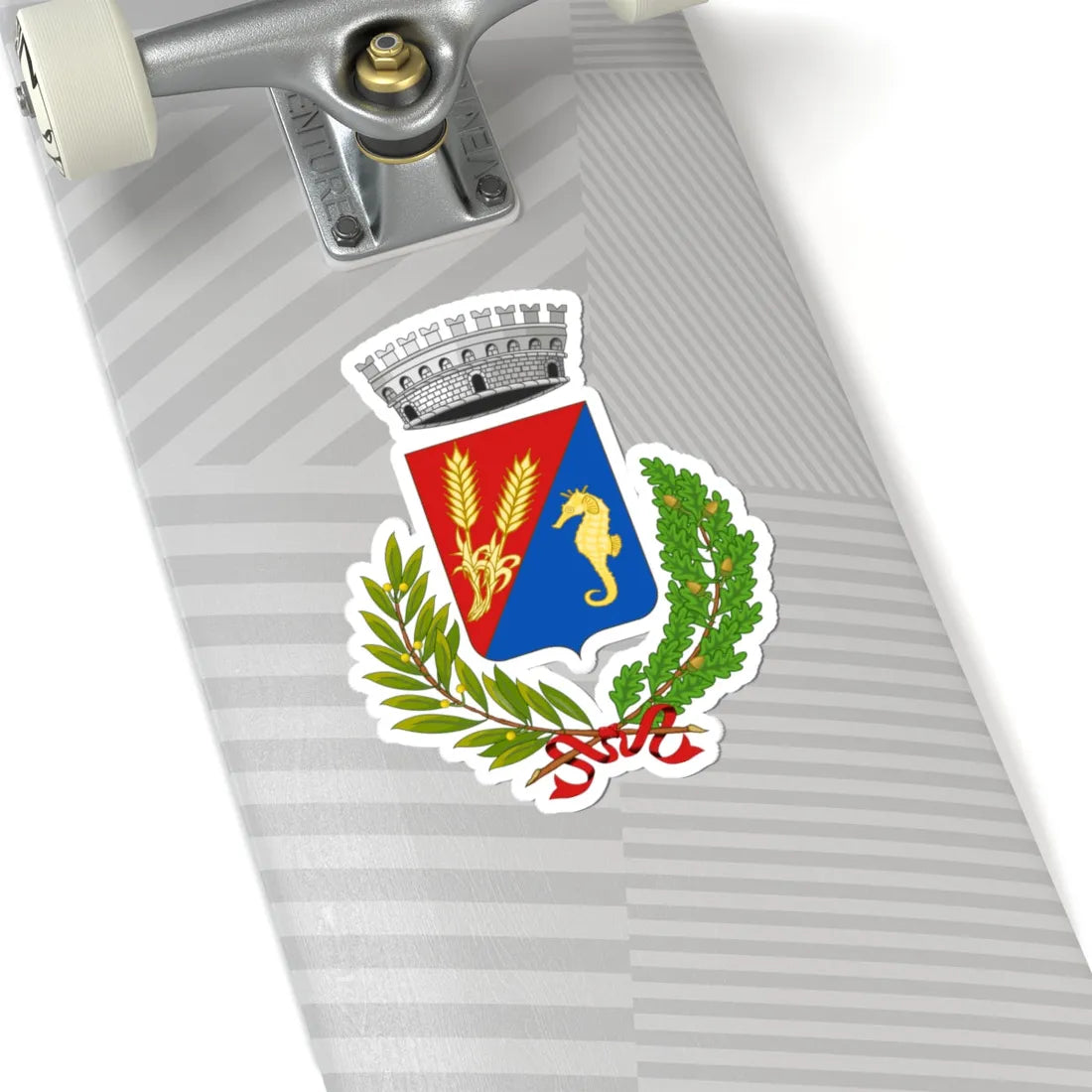 Goro-Stemma (Italy) (Coat of Arms) STICKER Vinyl Kiss-Cut Decal - The Sticker Space