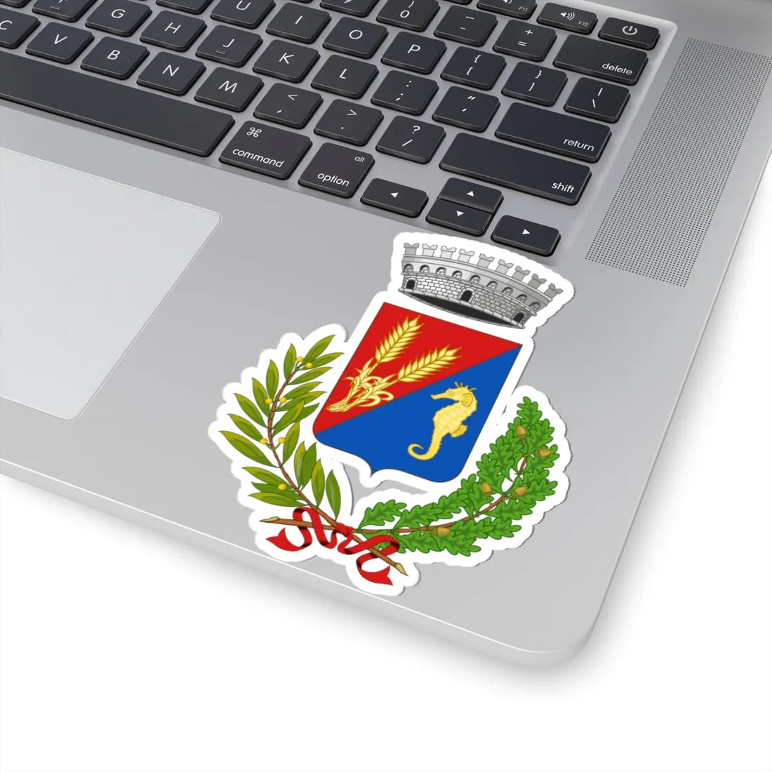 Goro-Stemma (Italy) (Coat of Arms) STICKER Vinyl Kiss-Cut Decal - The Sticker Space