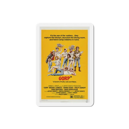 Gorp 1980 Movie Poster Refrigerator Magnet 2 Inch - The Sticker Space