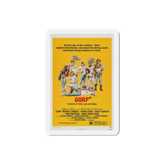 Gorp 1980 Movie Poster Refrigerator Magnet 2 Inch - The Sticker Space