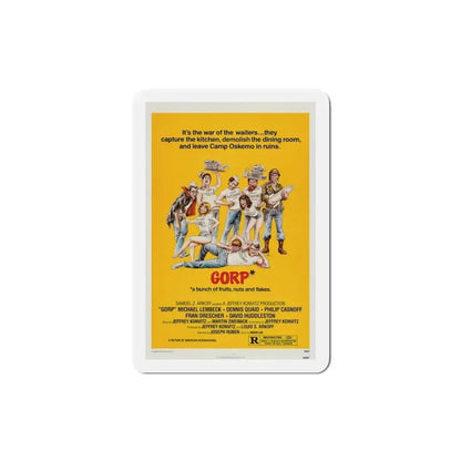 Gorp 1980 Movie Poster Refrigerator Magnet 3 Inch - The Sticker Space
