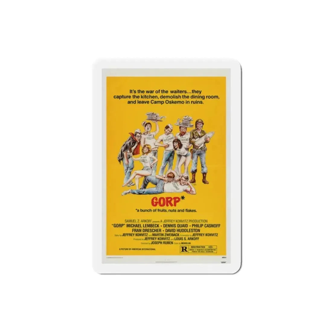 Gorp 1980 Movie Poster Refrigerator Magnet - The Sticker Space