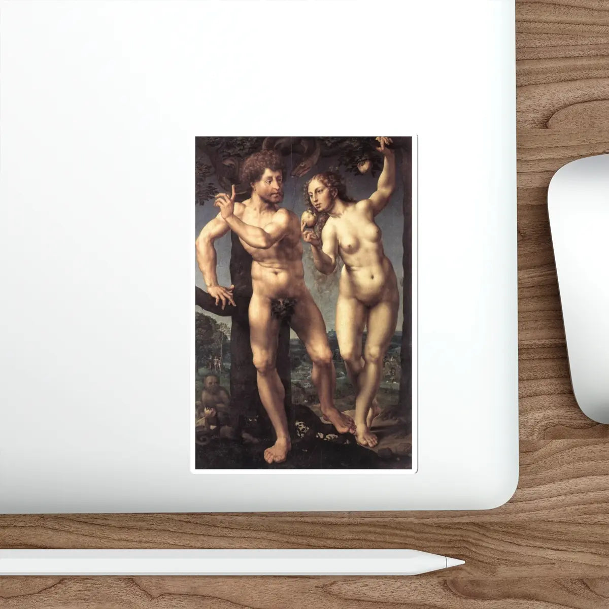SKU:11741480515992276428 Sticker types:White Shape:Die-Cut Sizes:5" × 5"