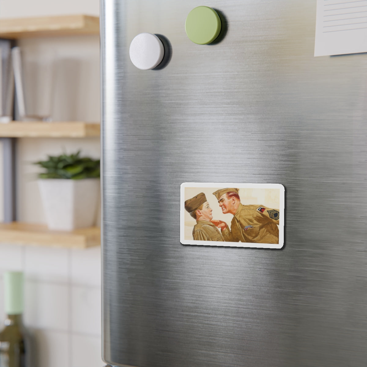 Got it, Soldier (Magazine Illustration) Refrigerator Magnet