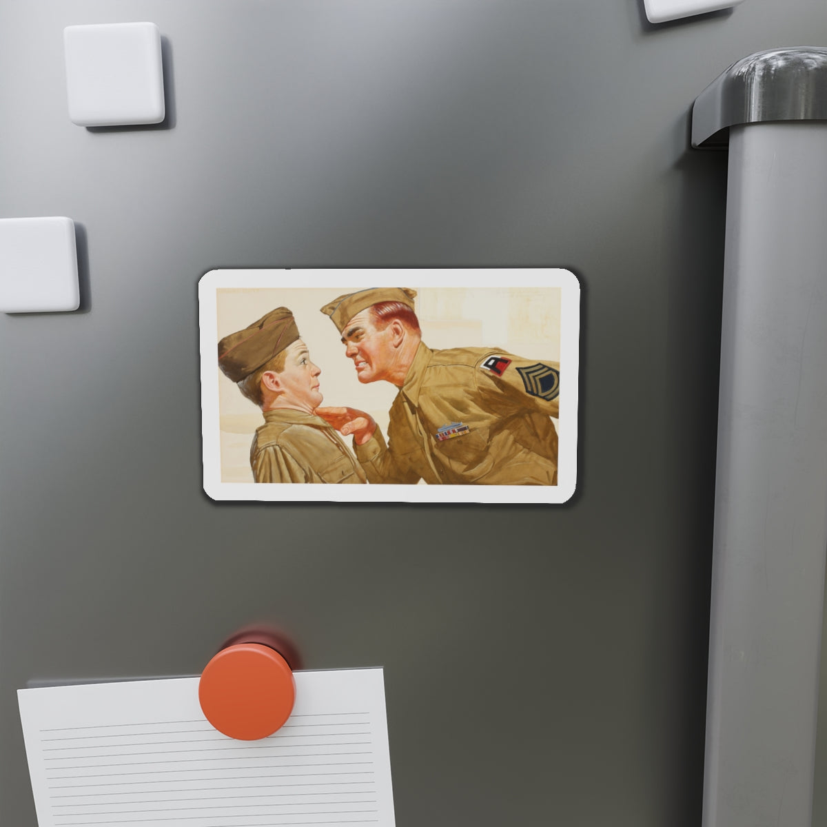 Got it, Soldier (Magazine Illustration) Refrigerator Magnet