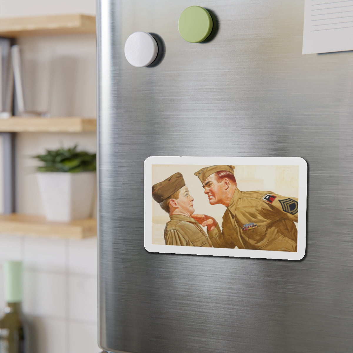 Got it, Soldier (Magazine Illustration) Refrigerator Magnet