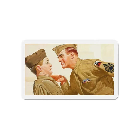 Got it, Soldier (Magazine Illustration) Refrigerator Magnet 6 Inch Die-Cut - The Sticker Space
