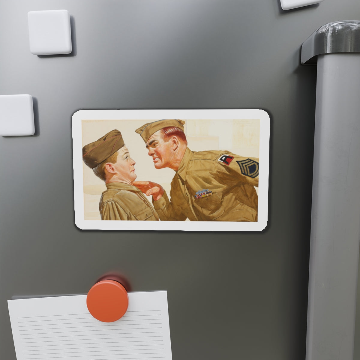 Got it, Soldier (Magazine Illustration) Refrigerator Magnet