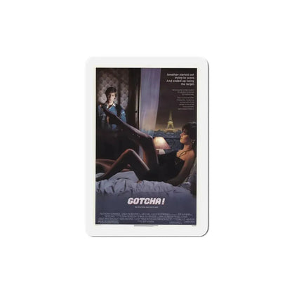 Gotcha! 1985 Movie Poster Refrigerator Magnet 3 Inch - The Sticker Space