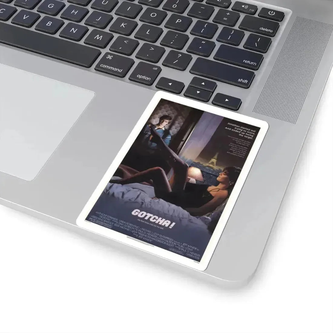 Gotcha! 1985 Movie Poster - STICKER Vinyl Kiss-Cut Decal - The Sticker Space