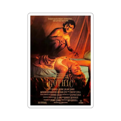 Gothic 1987 Movie Poster STICKER Vinyl Die-Cut Decal 6 Inch - The Sticker Space