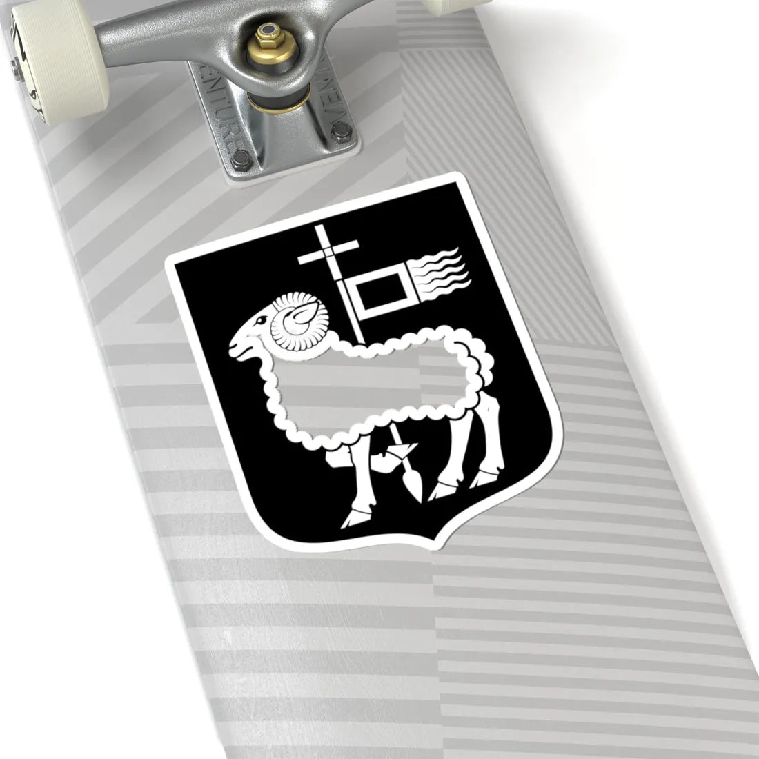 Gotland arms black (Sweden) (Coat of Arms) STICKER Vinyl Kiss-Cut Decal - The Sticker Space