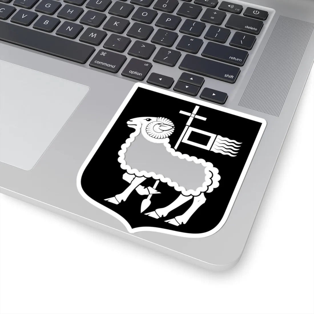 Gotland arms black (Sweden) (Coat of Arms) STICKER Vinyl Kiss-Cut Decal - The Sticker Space