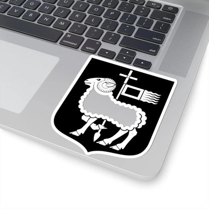 Gotland arms black (Sweden) (Coat of Arms) STICKER Vinyl Kiss-Cut Decal - The Sticker Space