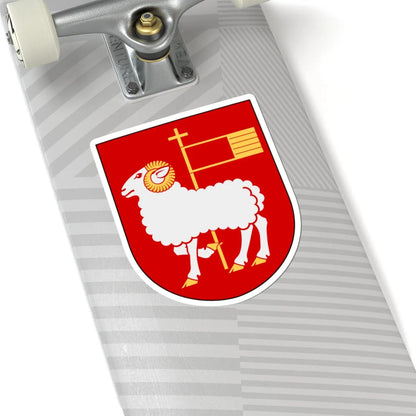 Gotland kommunvapen (Sweden) (Coat of Arms) STICKER Vinyl Kiss-Cut Decal - The Sticker Space