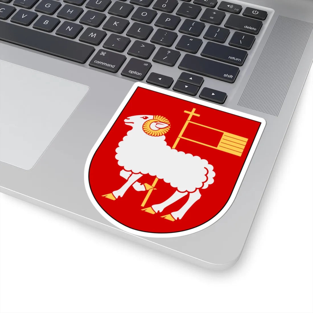Gotland kommunvapen (Sweden) (Coat of Arms) STICKER Vinyl Kiss-Cut Decal - The Sticker Space